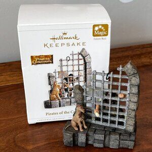 Hallmark Pirates of the Caribbean Magic Ornament 2006 Jack Sparrow Jail NO SOUND